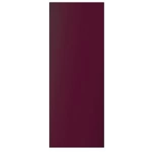 Image of Cooke Lewis Raffello High Gloss Aubergine Bridging door Pan drawer front W1000mm
