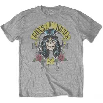 Image of Guns N' Roses - Slash '85 Unisex Medium T-Shirt - Grey
