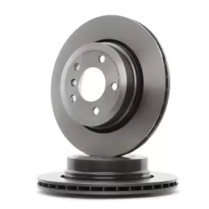 Image of BREMBO Brake disc BMW 09.9573.11 34213332217 Brake rotor,Brake discs,Brake rotors