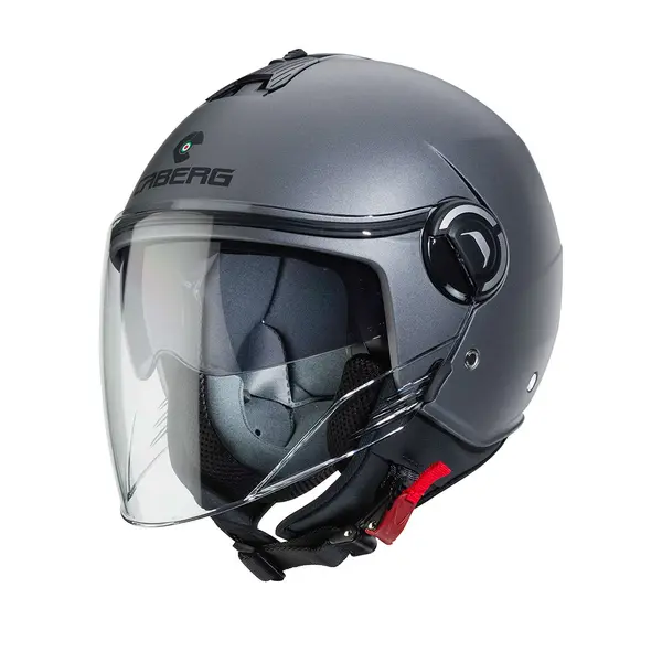 Image of Caberg Riviera V4 X Matte Gray Jet Helmet Size S