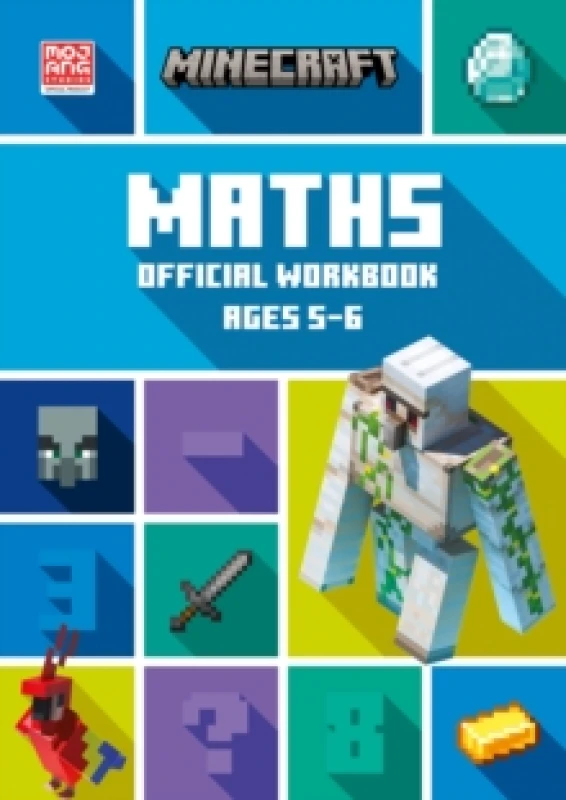 Image of Collins KS1 Minecraft Maths Ages 5-6 Book Multi unisex
