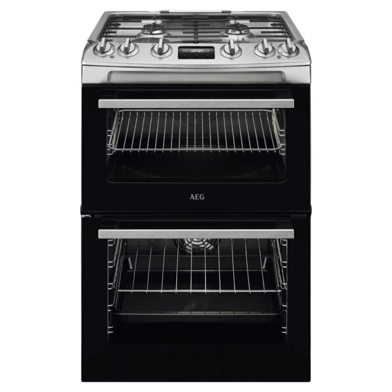 Image of AEG CKX6540ACM 60cm Freestanding Dual Fuel Cooker - STAINLESS STEEL CKX6540ACM