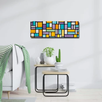 Image of 3090ABSC - 018 Multicolor Decorative Canvas Painting