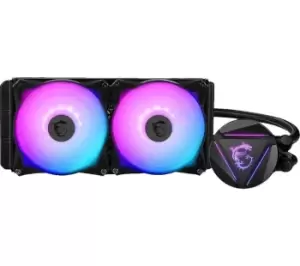 Image of MSI MAG CORELIQUID 240R V2 240 mm Liquid CPU Cooler - RGB LED, Black