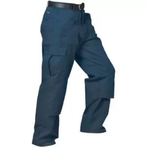 Image of Portwest Mens Action Workwear Trousers (S887) / Pants (36 x Long) (Navy) - Navy