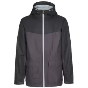 Image of Trespass Mens Major Waterproof Jacket (S) (Dark Grey)