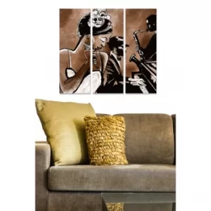 Image of MDF287017424 Multicolor Decorative MDF Painting (3 Pieces)