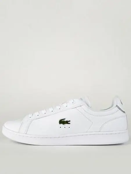 Image of Lacoste White Carnaby Pro Bl Leather Tonal Trainers White Male 6 210511UK