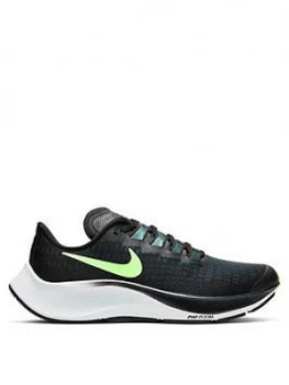 Image of Nike Air Zoom Pegasus 37, Black/Green, Size 5.5