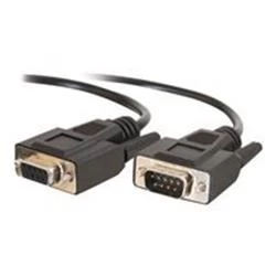 Image of C2G 7m DB9 M/F Extension Cable - Black