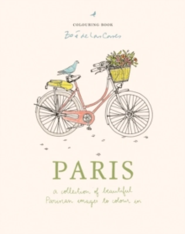 Image of Zoe de Las Cases Paris : A collection of beautiful Parisian images to colour in Hardback