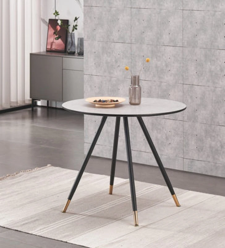 Image of Life Interiors Dorchester Lux Dining Table Single, Grey