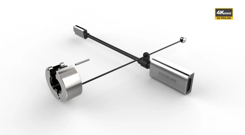 Image of Vivolink PROADRING4S video cable adapter USB Type-C HDMI Black