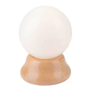 Image of Globe Table Lamp Beech, 1x E14