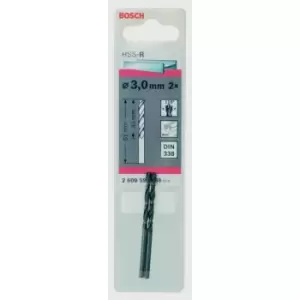 Image of Bosch HSS Twist Point TEQ Drill Bit 2mm Pack 2