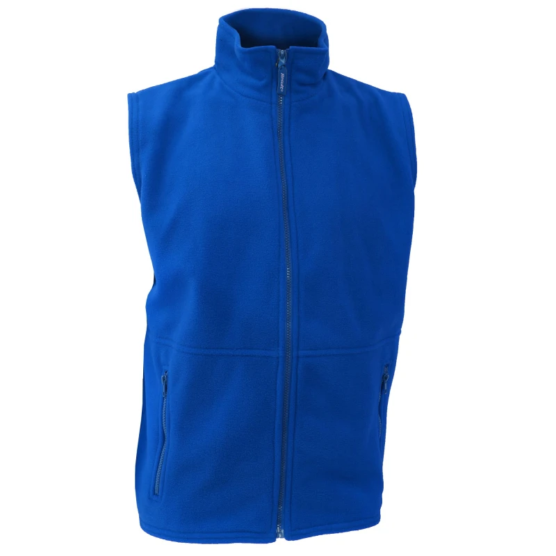 Image of Result Result Men Active Anti Pilling Fleece Bodywarmer Jacket in Royal Size: Small Royal S Male 5055747560947