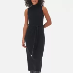 Image of Barbour International Velocete Cotton-Blend Midi Dress - UK 8