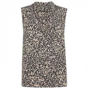 Image of DKNY Leopard Print Sleeveless Chiffon Shirt - COMBO TBD
