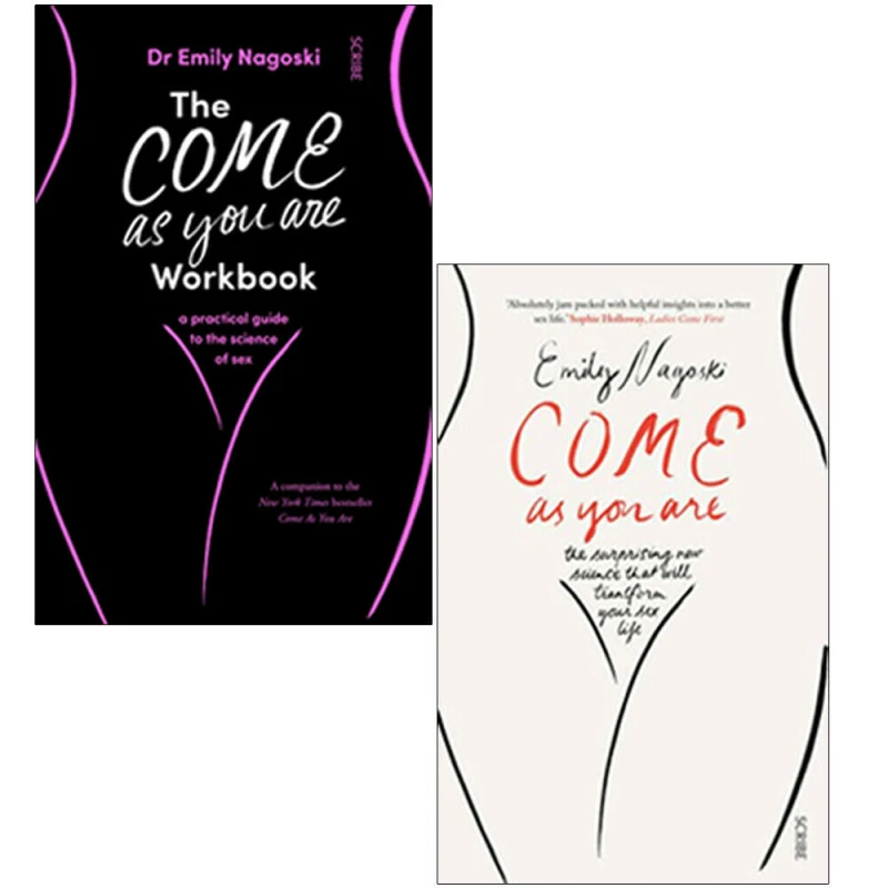 Image of Come As You Are Workbook & Come as You Are By Emily Nagoski 2 Books Collection Set Emily Nagoski Books