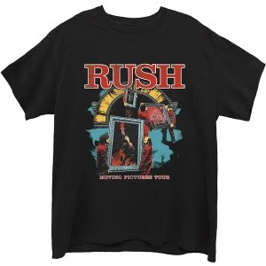 Image of Rush - Moving Pictures Unisex Medium T-Shirt - Black