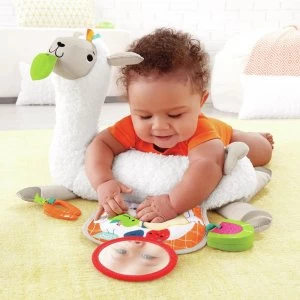 Image of Fisher-Price Grow-with-Me Tummy Time Llama