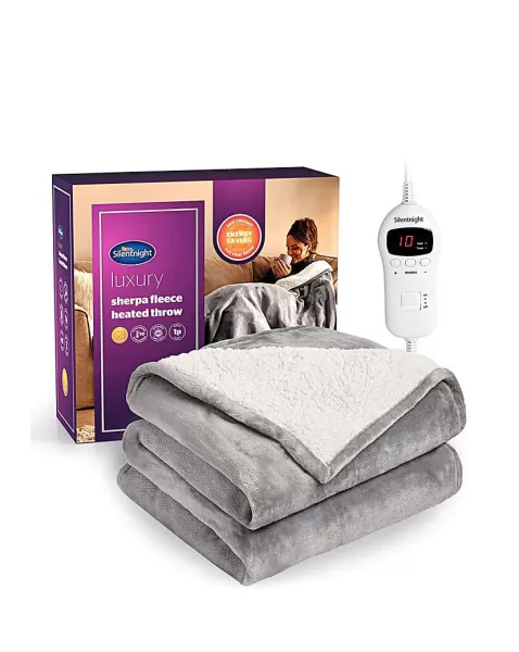 Image of Silentnight Sherpa Heated Throw