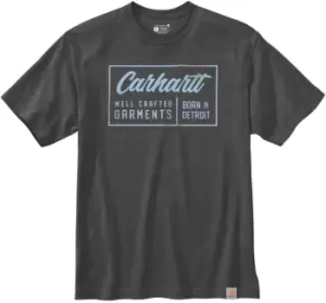 Image of Carhartt Crafted Graphic T-Shirt, grey, Size 2XL, grey, Size 2XL