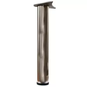 Image of GTV Adjustable Breakfast Bar Worktop Support Table Leg 820mm - Colour Inox, Pack