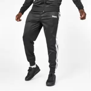 Image of Lonsdale 2 Stripe Track Pants Mens - Black