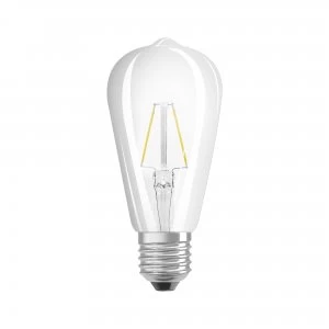 Image of Osram 4W Parathom Clear LED Edison Bulb GLS ES/E27 Very Warm White - 287143