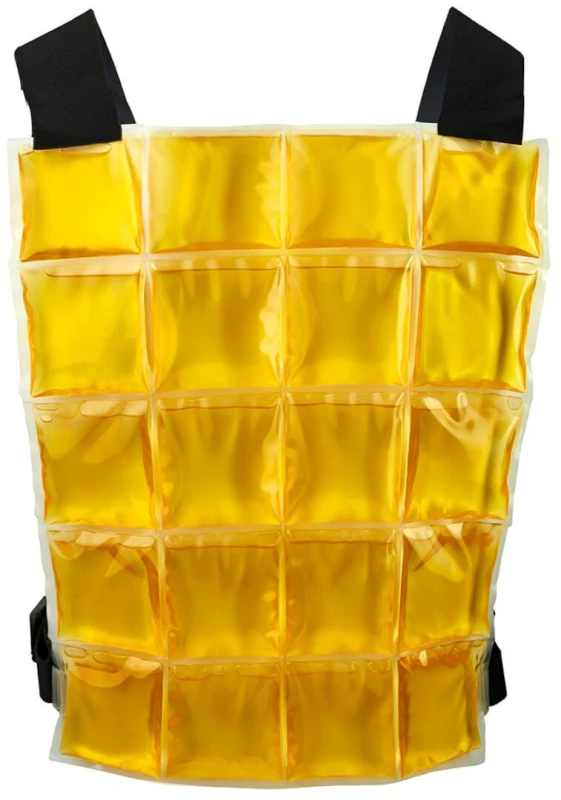 Image of Inuteq Biobased PCM Coolover 21℃ cooling Vest, yellow for Men