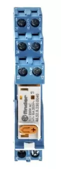 Image of Finder, 230V ac DPDT Interface Relay Module, Screw Terminal, DIN Rail