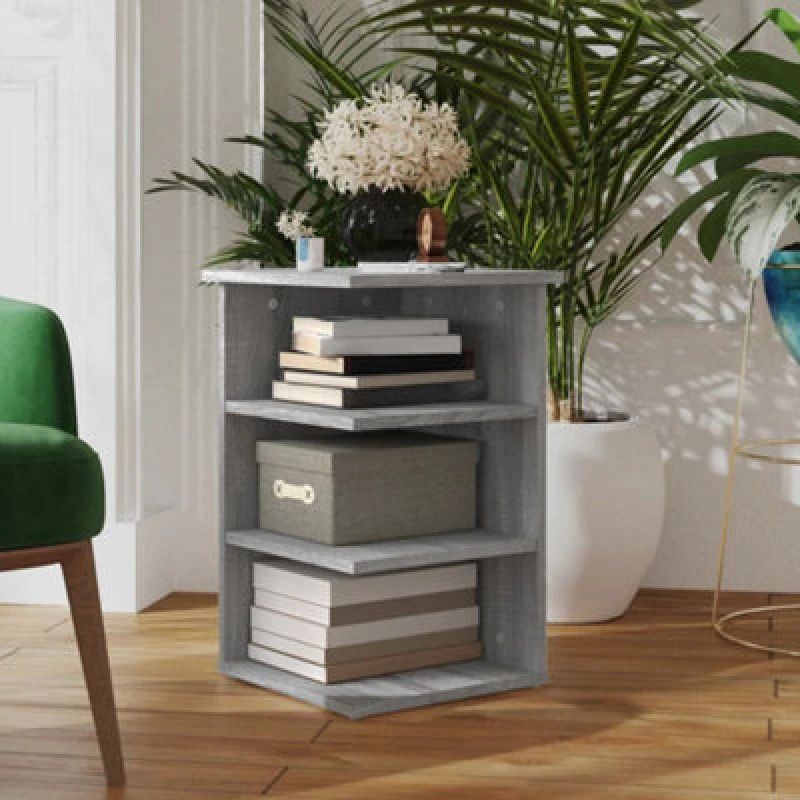 Image of vidaXL Side Cabinet Grey Sonoma 35x35x55cm Engineered Wood, Grey 826367