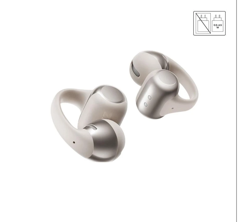 Image of SHOKZ OpenDots ONE Wireless Bluetooth Earbuds - Grey, Silver/Grey 810160666288