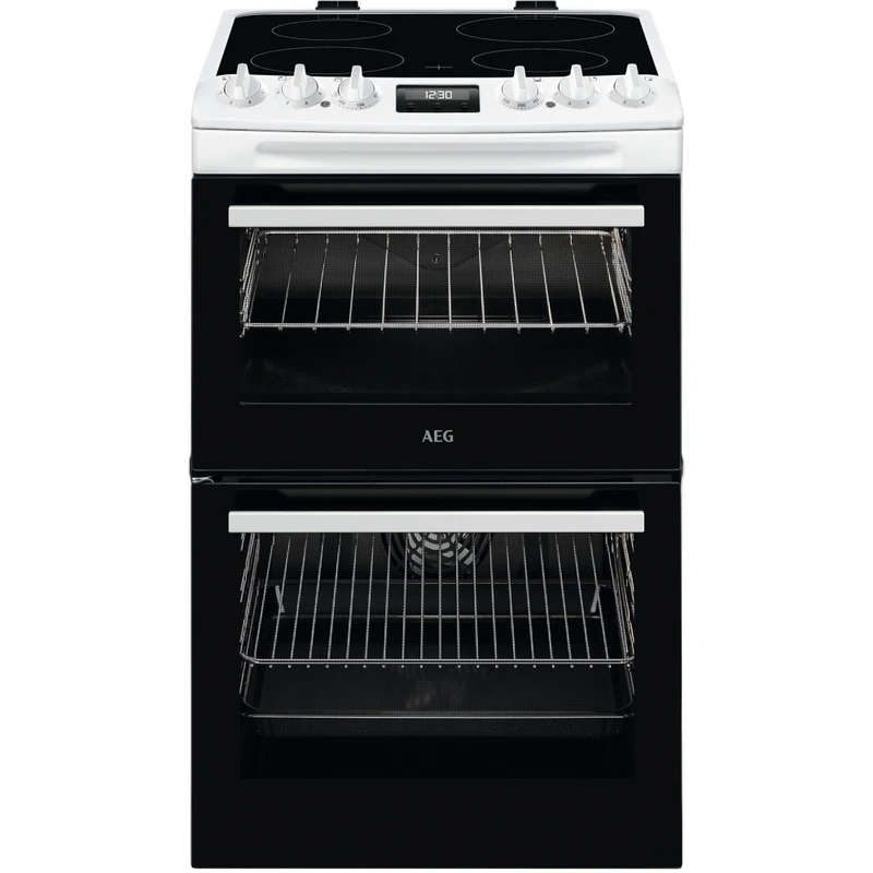 Image of AEG CCX1530ACW Electric Cooker with Ceramic Hob - White - A/A Rated
