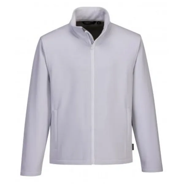 Image of Portwest Mens Print and Promo Softshell Jacket TK20WHRXXL Colour: White