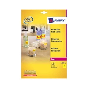 Image of Avery L4731REV-25 Removable Mini Labels 25.4 x 10mm White Pack of 4725 Labels
