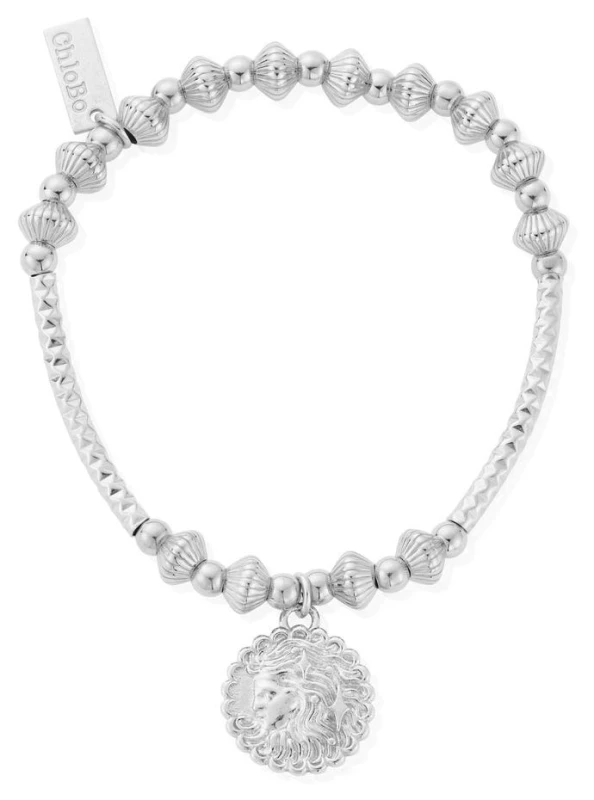 Image of ChloBo SBHNCD3452 Pattern Noodle Disc Goddess Bracelet Jewellery