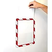 Image of BEAVERSWOOD FRAMES4DOCS Document Frames OD-MFD4/10-RDWH A4 Red, White Pack of 10