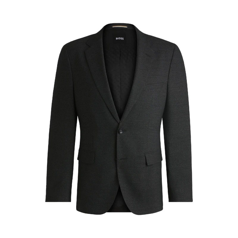 Image of Boss Mens Jasper Mm Formal Jacket Dark Grey male 38 (48)