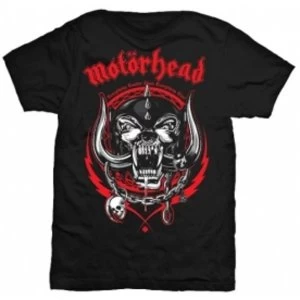 Image of Motorhead Lightning Wreath Mens Black TShirt: Small
