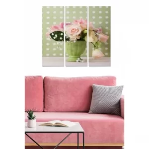 Image of MDF7002776 Multicolor Decorative MDF Painting (3 Pieces)