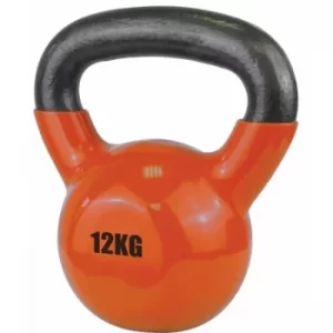 Image of UFE Vinyl Coated Kettlebell 12kg Orange