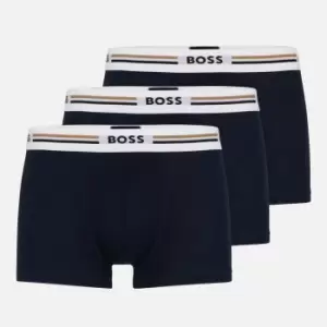 Image of BOSS Bodywear Revive Three-Pack Jersey Boxer Shorts - S