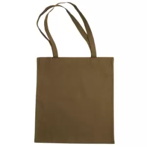 Image of Jassz Bags "Beech" Cotton Large Handle Shopping Bag / Tote (One Size) (Medal Bronze)
