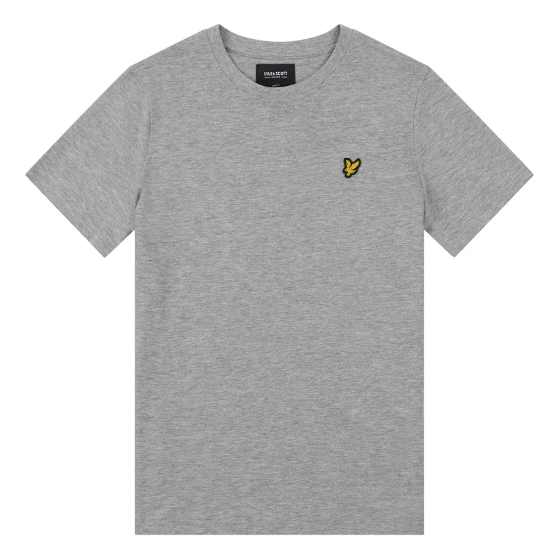 Image of Lyle and Scott Kids Classic Regular Fit T-Shirt Grey Heather male 10-11 Years