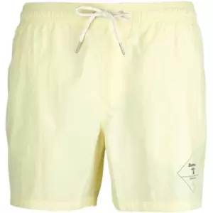 Image of Barbour Beacon Logo Swim Shorts - Yellow