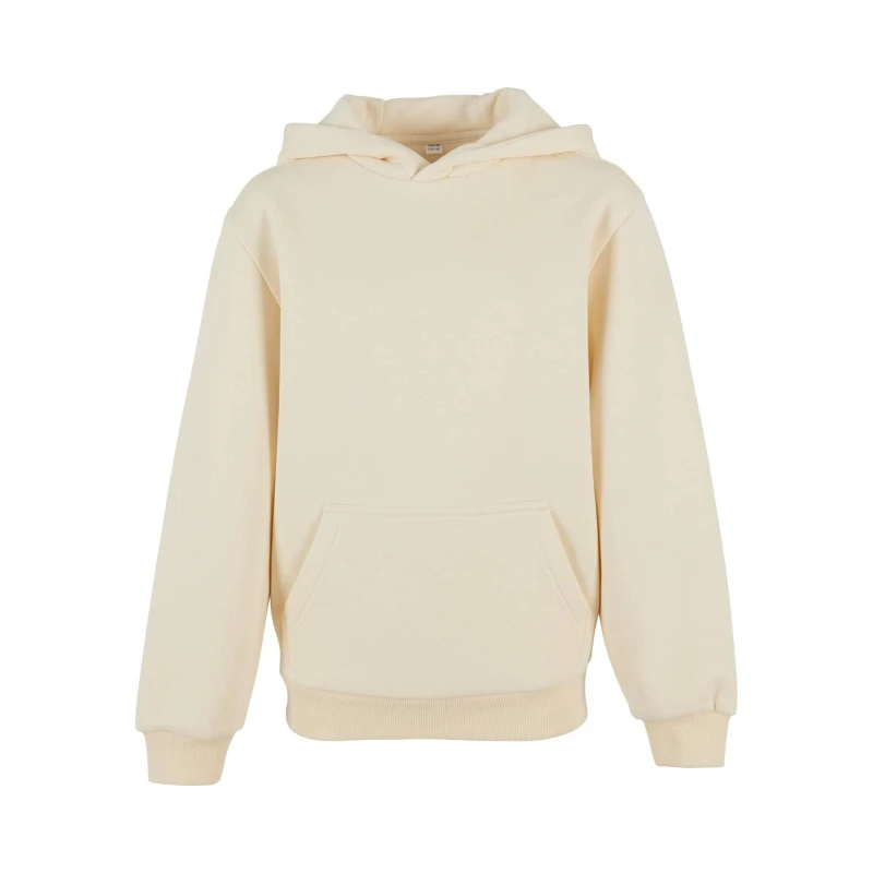 Image of Build Your Brand Fluffy Hoodie in Off-White Size: 4-6 Years Off-White Unisex 4-6 Years