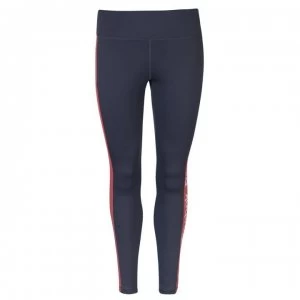 Image of Reebok Linear Tape Tights Ladies - Heritage Navy