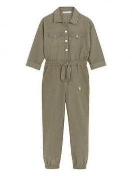 Image of Mintie By Mint Velvet Girls Jumpsuit - Khaki